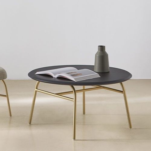 Mesa de centro contemporânea - ALETA - Viccarbe - em madeira laqueada / em HPL / em laminado melamínico