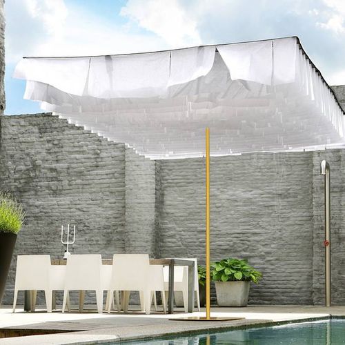 Ombrelone quadrado - BREEZER - Symo Parasols - em tecido / da linha comercial