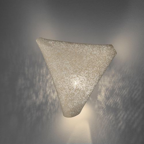 Arandela de design original - BALLET - a emotional light - para ambiente interno / em malha de aço inoxidável / triangular