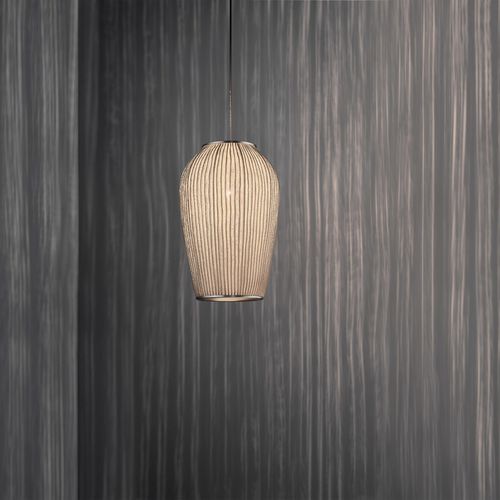 Pendente - CORAL GALAXEA - a emotional light - em aço pintado / em malha de aço inoxidável / contemporânea