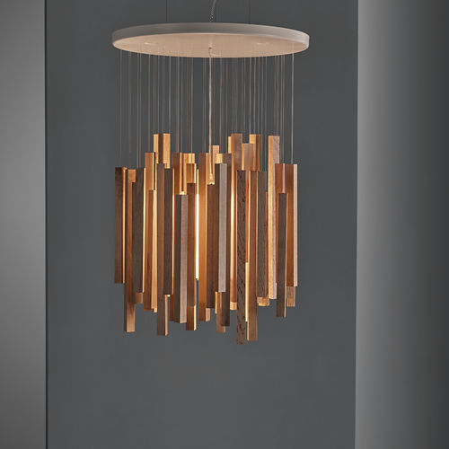Pendente - Woods - a emotional light - em bétula / de design original / Wire