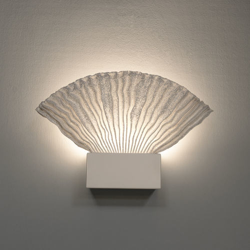 Arandela contemporânea - Venus - a emotional light - para ambiente interno / em aço inoxidável / fixa