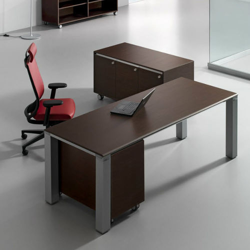 Mesa executiva - FD205 - Arlex - contemporânea / em madeira / metálica