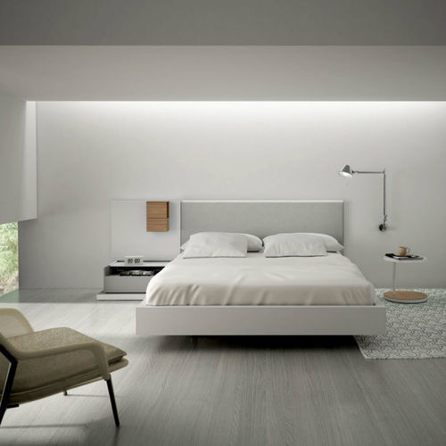 Cama de casal - KAIROS - Arlex - contemporânea / com criados-mudos / em madeira