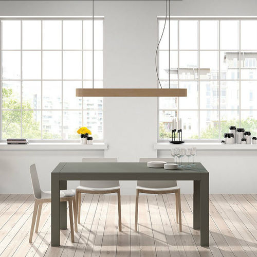 Mesa contemporânea - ALFÍN - Arlex - em madeira / retangular / extensível