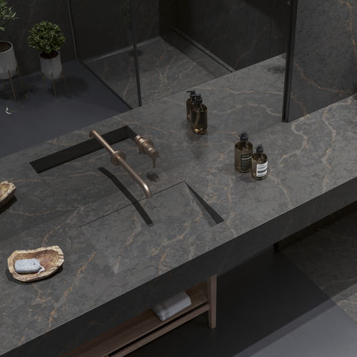 Tampo de banheiro em Silestone® - Le chic : Bohemian Flame - Cosentino
