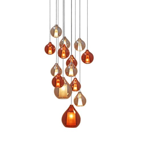 Luminária sob medida - CIRCÉ - RIVIERA Light - pendente / em vidro / contemporânea