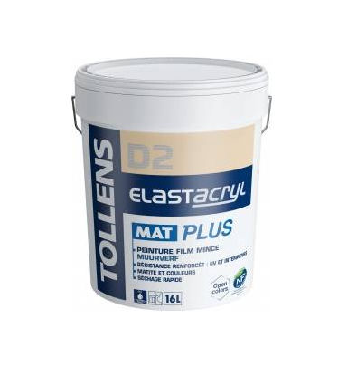Tinta decorativa - ELASTACRYL PLUS - Tollens - para ambiente externo / para ambiente interno / para parede