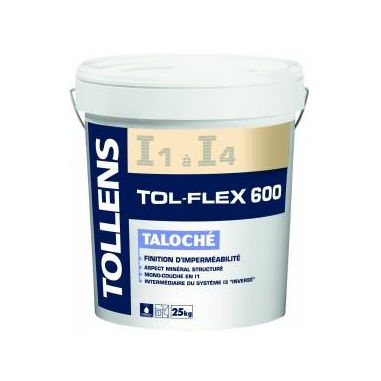 Tinta decorativa - TOL-FLEX 600 - Tollens - impermeabilizante / para ambiente externo / para parede