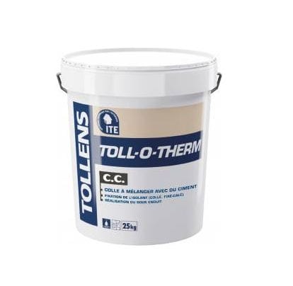 Reboco de isolamento térmico - TOLL-O-THERM CC - Tollens - de regularização / para ambiente externo / para parede
