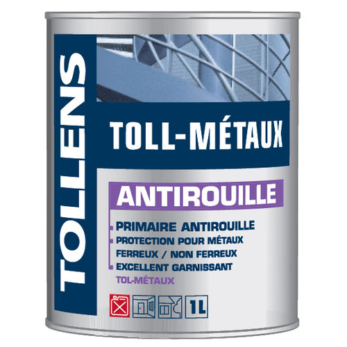 Primer para metais - TOLL-MÉTAUX - Tollens - à base de resina alquídica / para ambiente interno / para área externa