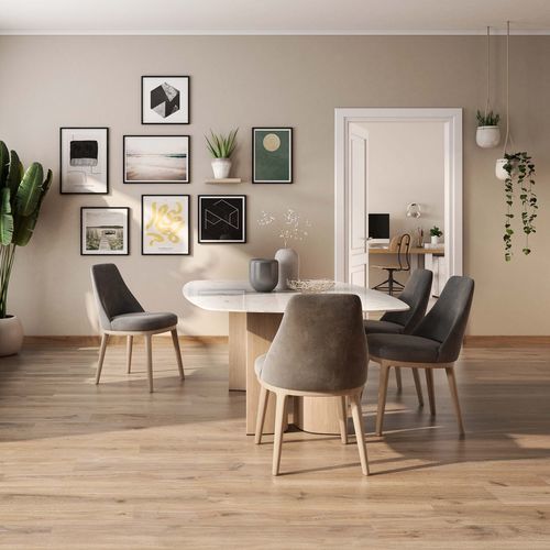 Placas de revestimento em grés porcelanato - PANAMA - Roca Tile - com acabamento natural / para ambiente interno / para sala