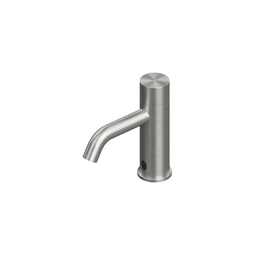Misturador monocomando para lavatório - SENSE 12 01S.0.10 - QuadroDesign - de bancada / de infravermelho / em aço inoxidável