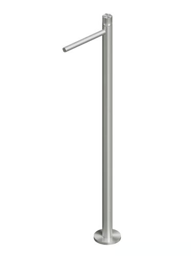 Misturador monocomando para lavatório - MODO 17 05 - QuadroDesign - de piso / mecânico / em inox escovado