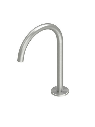 Bica de lavatório em aço inoxidável 316L - HUM BC5820 - QuadroDesign - de bancada / da linha comercial / dourada