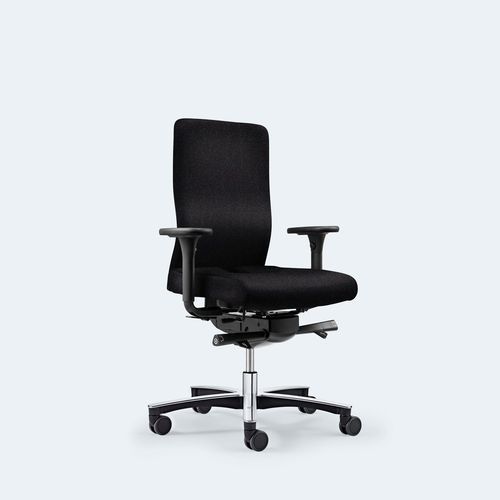 Cadeira de escritório contemporânea - PLUS VISIBLE - Löffler Bürositzmöbel GmbH - para ambiente interno / em tecido / com base metálica
