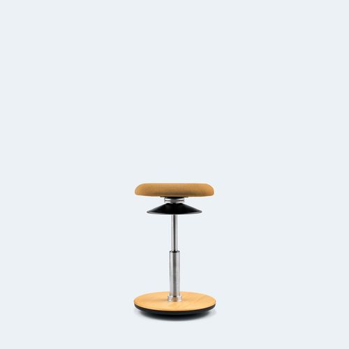 Banqueta contemporânea - ERGO - Löffler Bürositzmöbel GmbH - em tecido / em faia / em mogno