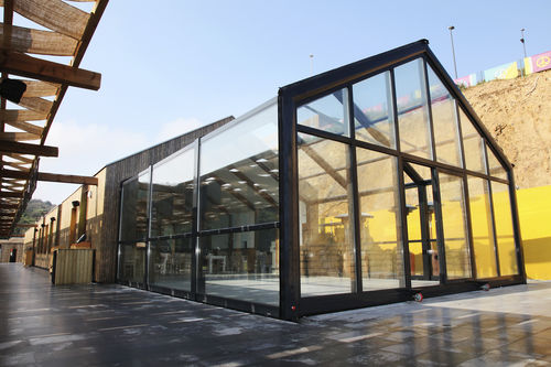 Varanda envidraçada autoportante - EVOLUTION FREESTANDING - Libart Enclosure Systems - em vidro / em alumínio / em policarbonato