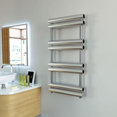 Aquecedor de toalhas a água quente - TUBO - AEON Sculptural Heating - elétrico / contemporâneo / em aço inoxidável