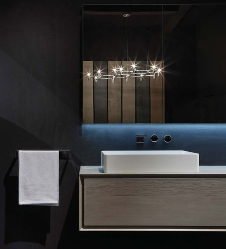 Cuba de apoio - K.ONE - RI.FRA MOBILI - em Corian® / retangular / contemporânea