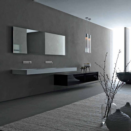 Tampo de banheiro duplo - ZERO - RI.FRA MOBILI - em Corian®