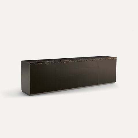 Buffet aparador contemporâneo - SELF BOLD - RIMADESIO - em vidro laqueado / em mármore / modular
