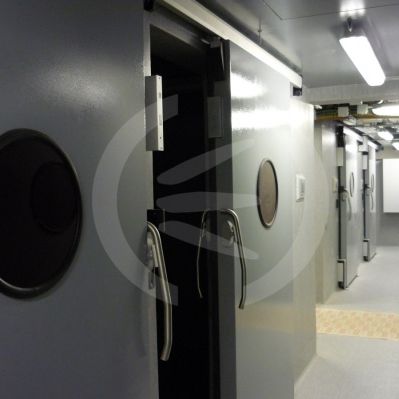 Porta antirruído interna - RSR  - Acústica Integral - metálica / de correr / contemporânea