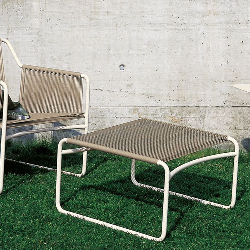 Repousa-pés contemporâneo - HARP 311 - RODA - em aço inoxidável / em poliéster / para ambiente externo