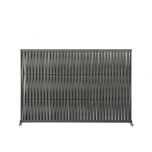 Biombo contemporâneo - WING 002 - RODA - em poliéster / em aço laqueado / para pátio
