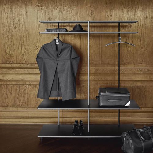 Arara contemporânea - AERO V - Living Divani - metálica / em MDF / laminada