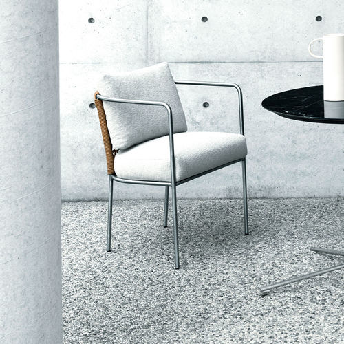 Cadeira contemporânea - MINI CAFE' - Living Divani - para ambiente interno / para ambiente externo / em PVC