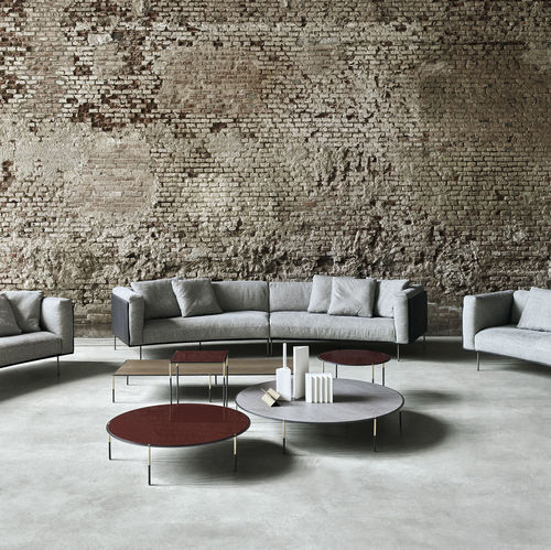 Mesa de centro contemporânea - ERA  - Living Divani - em carvalho / em nogueira / em HPL