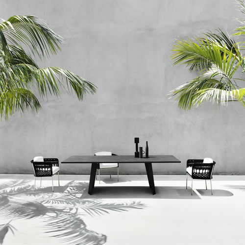 Cadeira de jardim contemporânea - MINI TOMBOLO - Living Divani - para ambiente externo / para ambiente interno / em tecido