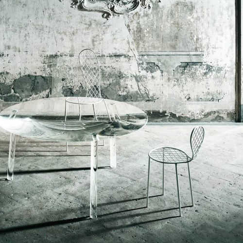 Cadeira contemporânea - FAMILY - Living Divani - para ambiente externo / para ambiente interno / em tecido resistente à água