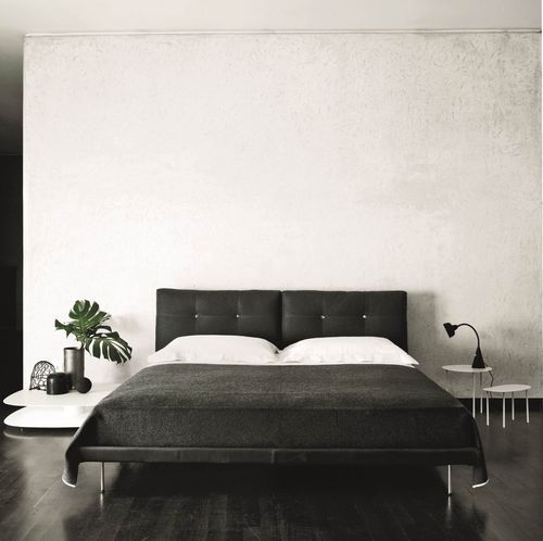 Cama de casal - ROD  - Living Divani - de solteiro / contemporânea / estofada