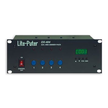 Dimmer DMX digital - DX-404 - Teclumen