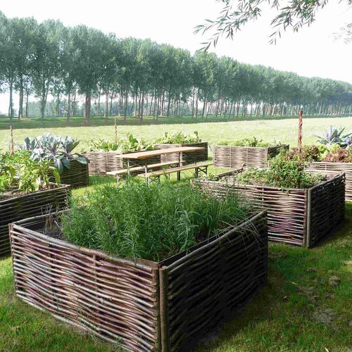 Jardineira para horta em madeira - ECOWOOD - FOREST AVENUE - da linha residencial / para ambiente externo / reciclável