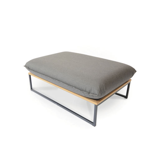 Otomana contemporânea - FLORA - FISCHER MÖBEL - em laminado / em teca / em tecido hidrorrepelente