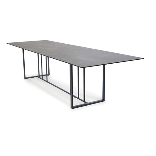 Mesa de jantar contemporânea - SUITE - FISCHER MÖBEL - em teca / em laminado / em cerâmica