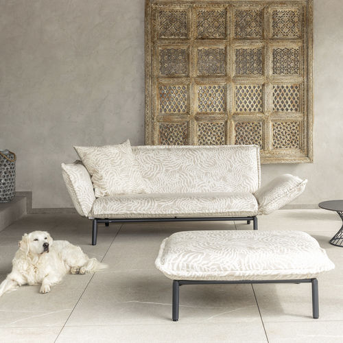 Sofá modular - LUNA - FISCHER MÖBEL - contemporâneo / para ambiente externo / em tecido resistente à água