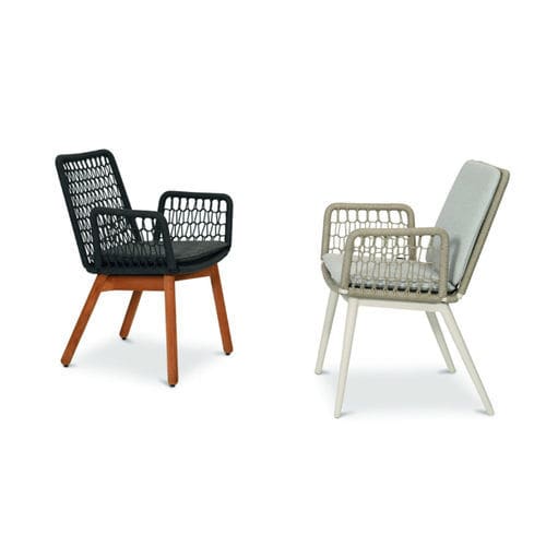 Cadeira de jardim contemporânea - WING LIGHT - FISCHER MÖBEL - para ambiente externo / de vime / em corda