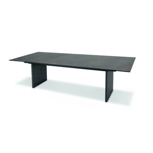 Mesa de jantar contemporânea - DOPPIO - FISCHER MÖBEL - em cerâmica / com base em cerâmica / retangular
