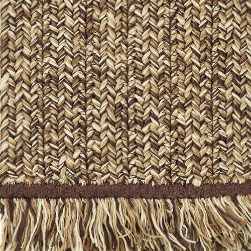 Tapete contemporâneo - UMBRIA - FISCHER MÖBEL - estampado / em fibras naturais / retangular