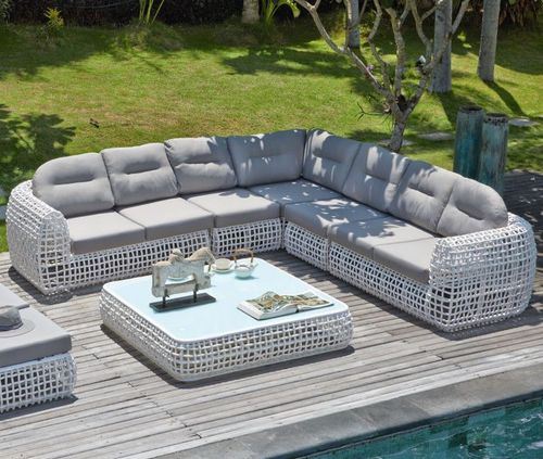Sofá modular - DYNASTY - SKY LINE DESIGN - de canto / contemporâneo / de jardim