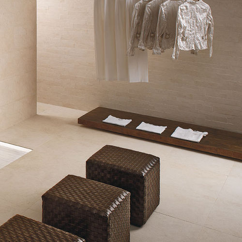 Placas de revestimento em grés porcelanato - CREMA EUROPA  - Ariostea - acetinada / estruturada / para ambiente interno
