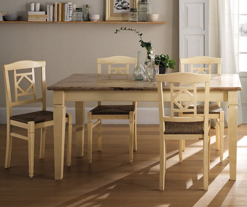 Mesa de jantar clássica - BELVEDERE - SCAVOLINI - em aglomerado / em laminado / em ABS