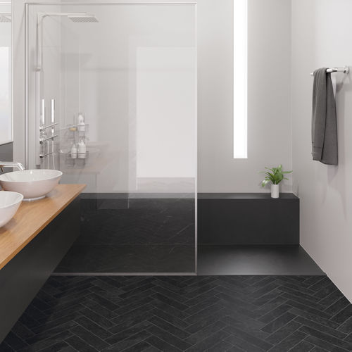 Piso laminado em madeira - S180130 - FAUS International Flooring - flutuante / colado / efeito pedra