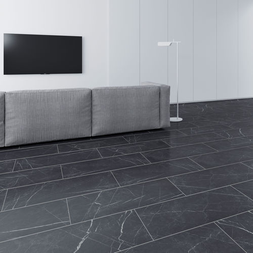 Piso laminado em HDF - S180239 - FAUS International Flooring - flutuante / efeito de mármore / da linha residencial
