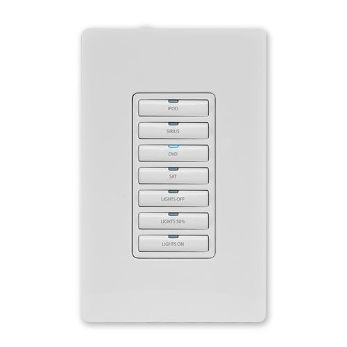 Teclado de controle para sistema de automação residencial - MET-7 - AMX - de parede