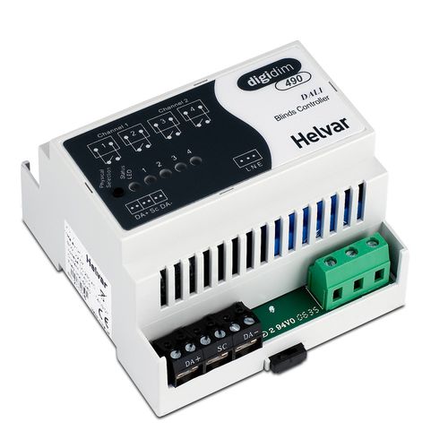 Módulo de interface de entradas binárias - 490/494/498/499 - HELVAR - em trilho DIN / IP
